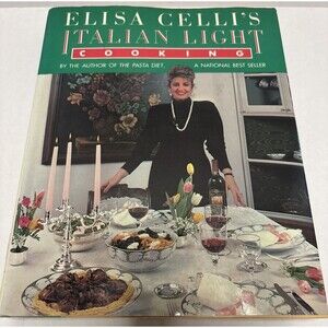 Elisa Celli's Italian Light Cooking   Cookbook   1987  Prentis Hall Press